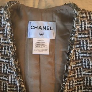 Chanel Tweed Jacket Size 38